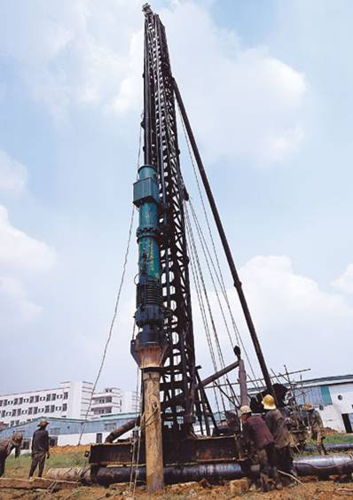 平顶山湛河区振动沉管载体桩